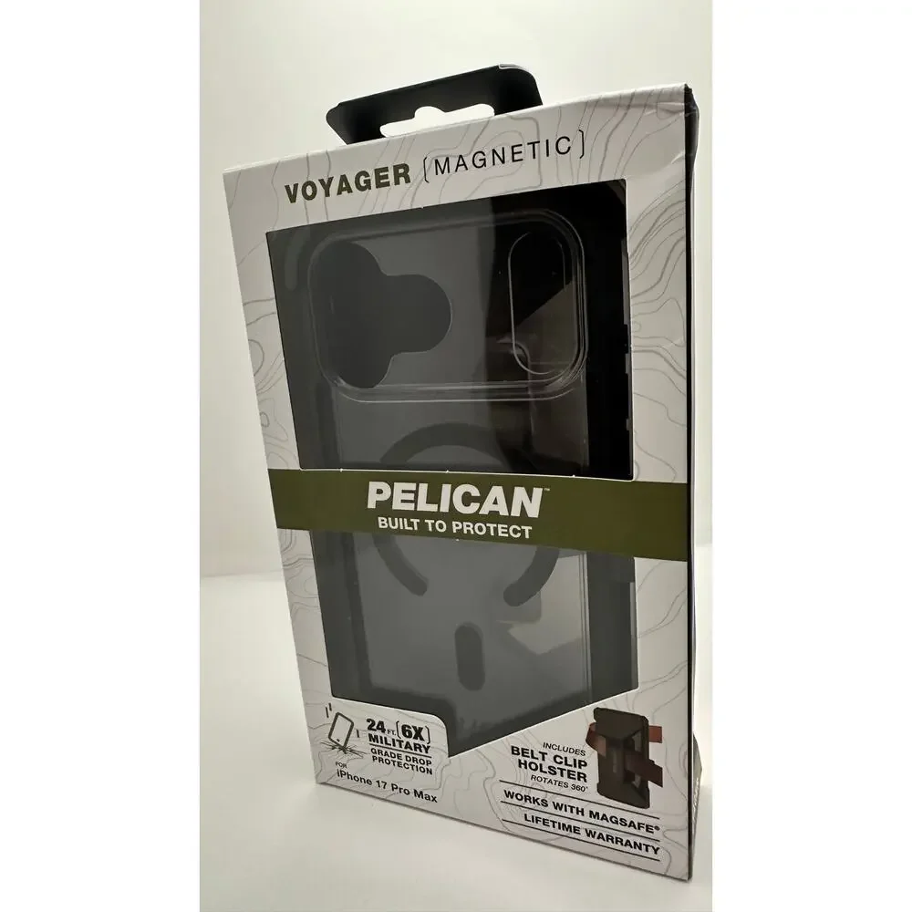 Pelican Voyager Magnetic Black MagSafe Case - iPhone 17 Pro Max NWT MSRP: $65